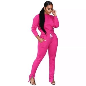 Two piece sport set woman clothes